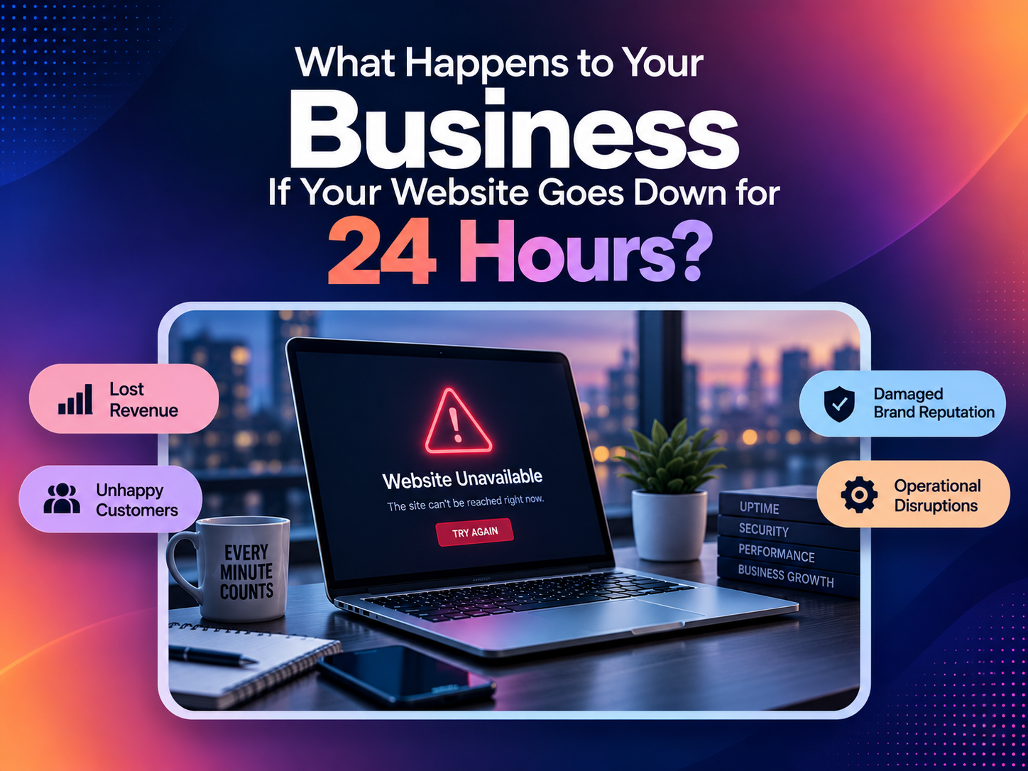 What happens to your business if your website goes down for 24 hours?